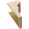 Ekena Millwork 11"W x 11"D x 22"H Wide Monterey Rough Cedar Woodgrain TimberThane Corbel, Primed Tan CORUR11X11X22MONRCPR - alternate 5